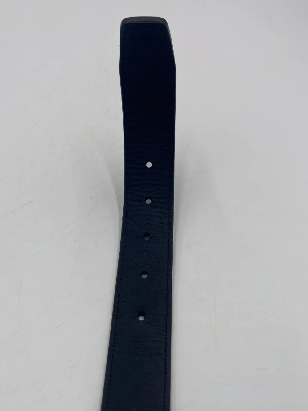 Boconi Reversible Belt Black Brown Size 42 Silver Buckle Dress Golf Work 1.25
